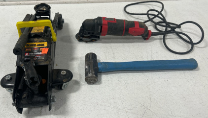 Black Jack Car Jack, CraftsMan Oscillating Tool, Sledge Hammer