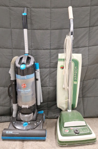 (1) Hoover Cyclonic Vacuum & (1) Eureka Vacuum