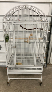 Large Rolling Bird Cage