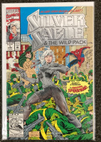 (5) marvel comics & a DC comic spider-man, silver sable, fantastic four, kid colt, & blazing chaio - 3