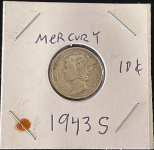 Mercury Dime 1943S 90% Silver