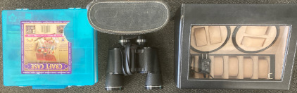 Binoculars, Light Up Watch Case, And More