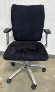 Dark Blue Rolling Chair, Adjustable Height…BBFN
