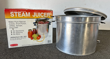 Steam Juicer, (12) Quart, Aluminum
