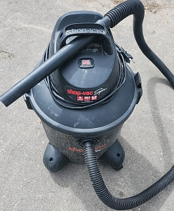 Shop Vac, 8 Gallon, 4 HP -- Functions