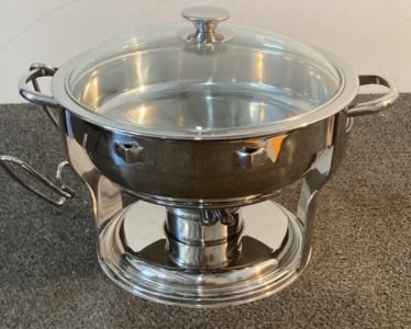 Vintage Stainless Steel Chafing Dish 4 Quart Copacity