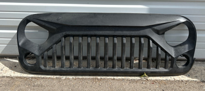 Matte Black Jeep “Angry Eyes” Grille