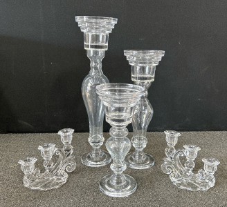 Decorative Glass Candle Holders