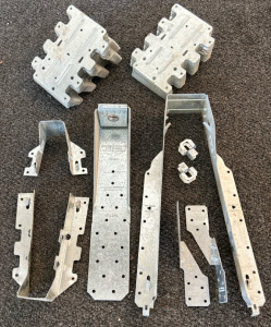 Joist Hangers In Large Tote