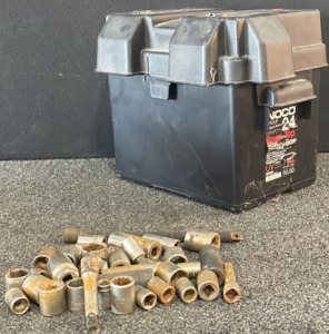 Noco 24 Snap Top Battery Box & Misc Sockets With 3/8 Drive