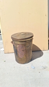 Brass Trash Can....EB