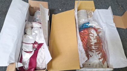 2 Porcelain Dolls In Boxes..BB2
