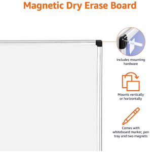 (2) Amazon Basics Magnetic Dry Erase Board (35.4&rdquo;X47.2&rdquo;)