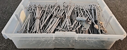 Tote Of Crawford Heavy Duty Straight Single Pegboard Hooks