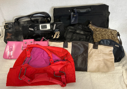 Various Handbags, Travel bags, Totes & More