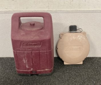 Coleman Propane Lantern & flask