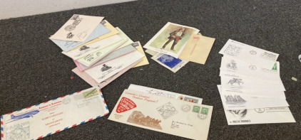 Box of Letters and envelopes
