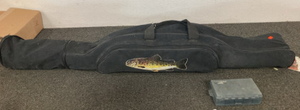 Fishing Rod Bag with Small bait Box