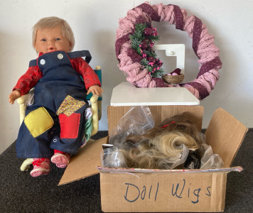 Doll, Doll Wigs, Chairs And More