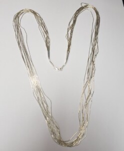 $160 Silver 15.5G 30" Necklace
