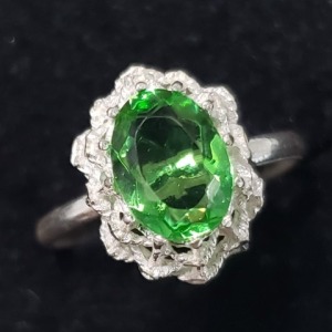 Silver CZ Ring