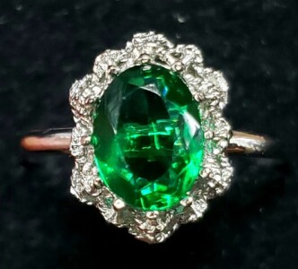 Silver CZ Ring