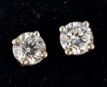$1600 14K Lab Diamond 0.5Ct Earrings