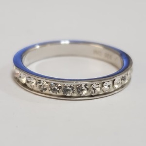 $100 Silver CZ Ring