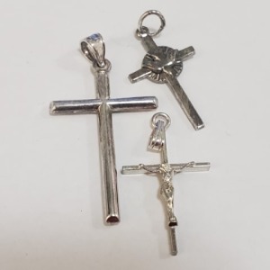 $120 Silver Lot Of 3 Pendant