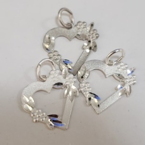 (3) $100 Silver Pendants