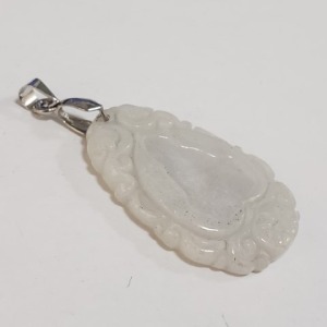 $200 Silver Jadeite Pendant