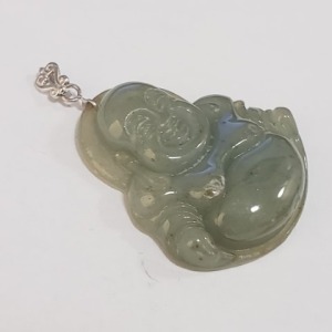 $200 Silver Jadeite Pendant