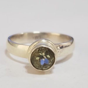 $120 Silver Citrine Ring