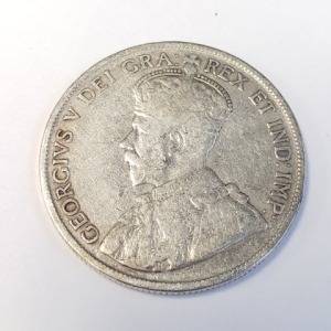 Silver Canadian 50Cent Coin