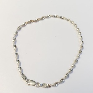 $60 Silver 9" Anklet