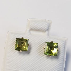$120 14K Gold Filled Peridot (0.8ct) Earrings