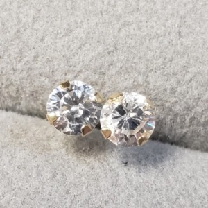 $120 14K CZ Earrings