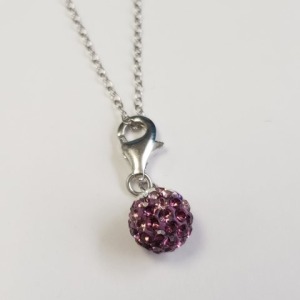 $50 Silver Cz 16" Necklace