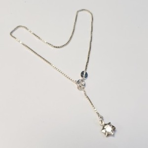 $60 Silver Cz 9.5" Anklet