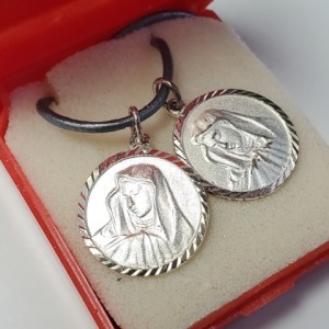 $50 Silver With Leather Cord Pendant