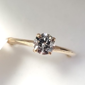 $3600 10K Lab Grown Diamond(0.5ct) Ring
