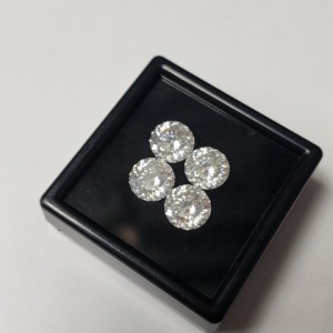 $1000 Laser Cut White Moissanite Test Like Diamond Looks Better(10ct)