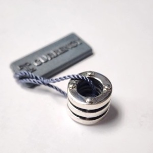 $70 Silver Currency Label Pendant
