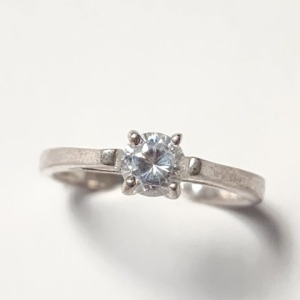 $70 Silver CZ Ring