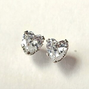 $120 14K Cz Screwback(2ct) Earrings