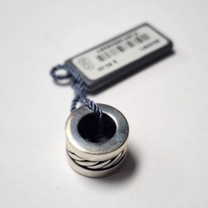 $60 Silver Currency Label Pendant