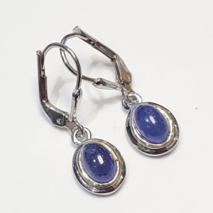 $150 Silver Tanzanite(2.4ct) Earrings