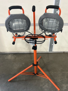 HDX Twin-Head Tripod Work Light