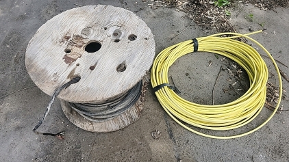 Spools of Copper Wire, 600v, Sun Res, Braided Copper Wire