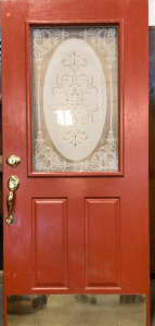 Door w/ Decorative Glass